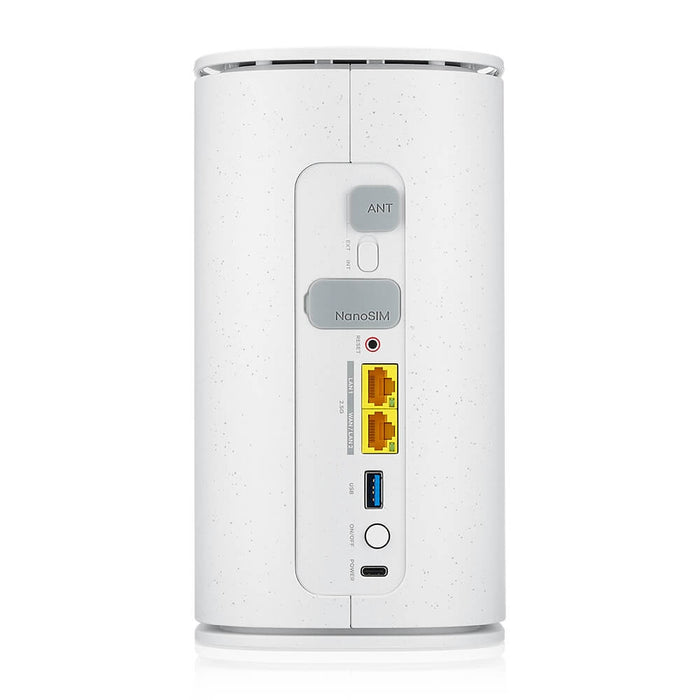 ZyXEL FWA515, 5G NR Indoor Router, Standalone/Nebula with 1 year Nebula Pro License, BE7200 WiFi, 2 x 2.5GB LAN, EU region