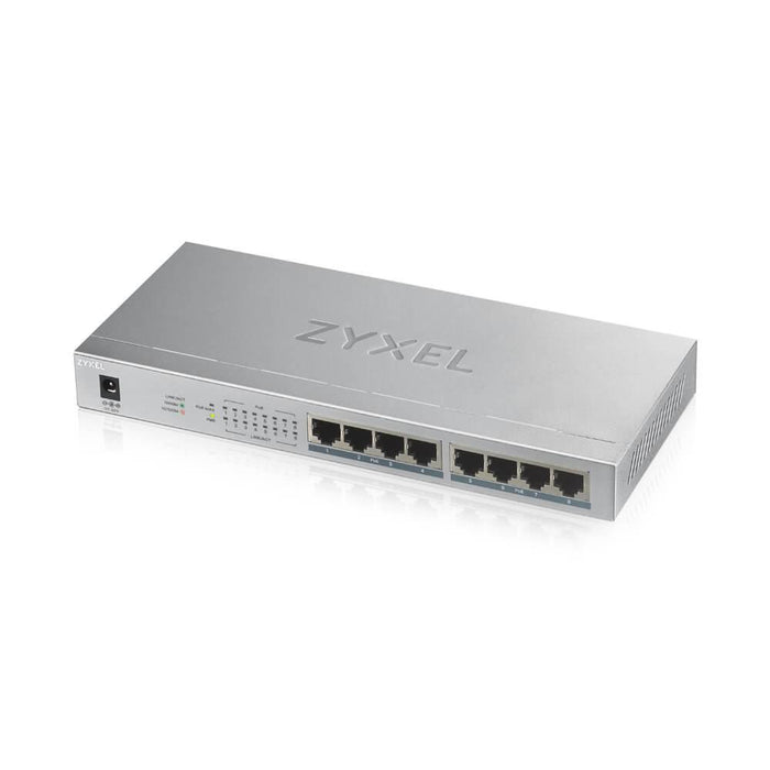 Switch ZyXEL GS1008-HP, 8-port gigabit unmanaged PoE+, 60W