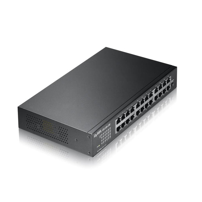 Switch ZYXEL GS1100-24E, 24 ports, Gigabit, for mounting in a cabinet