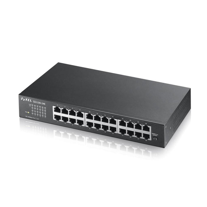 Switch ZYXEL GS1100-24E, 24 ports, Gigabit, for installation in a cabinet