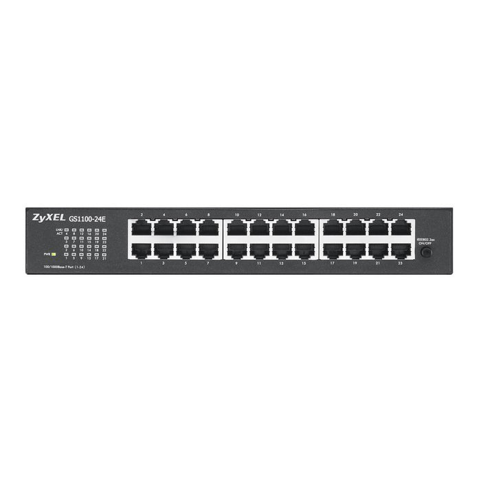 Switch ZYXEL GS1100-24E, 24 ports, Gigabit, for installation in a cabinet