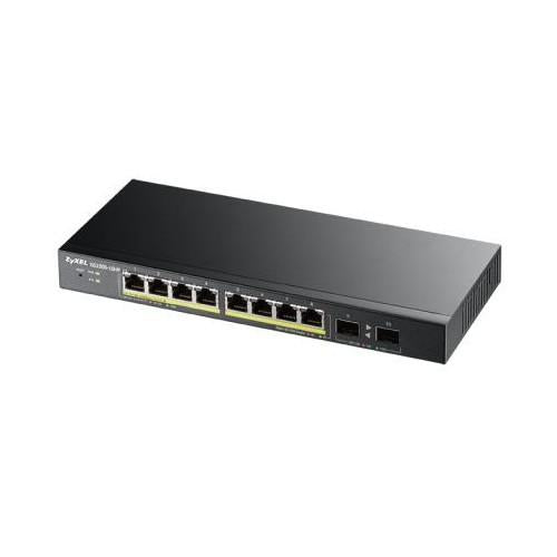 Switch ZYXEL GS1900-10HP, 8 port controllable, Gigabit
