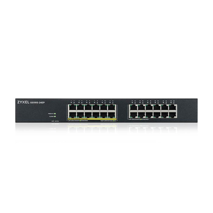 Switch ZyXEL GS1915-24EP, 24-Port, Gigabit, Managed, Cabinet Mount, PoE