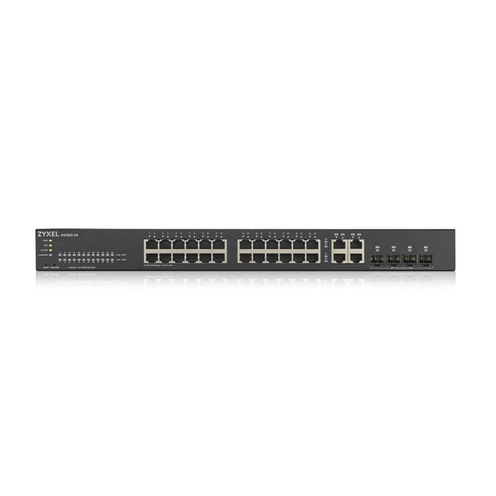 Switch ZYXEL GS1920-24V2, 24-port Gigabit Smart-Managed, Fanless, for installation in a cabinet