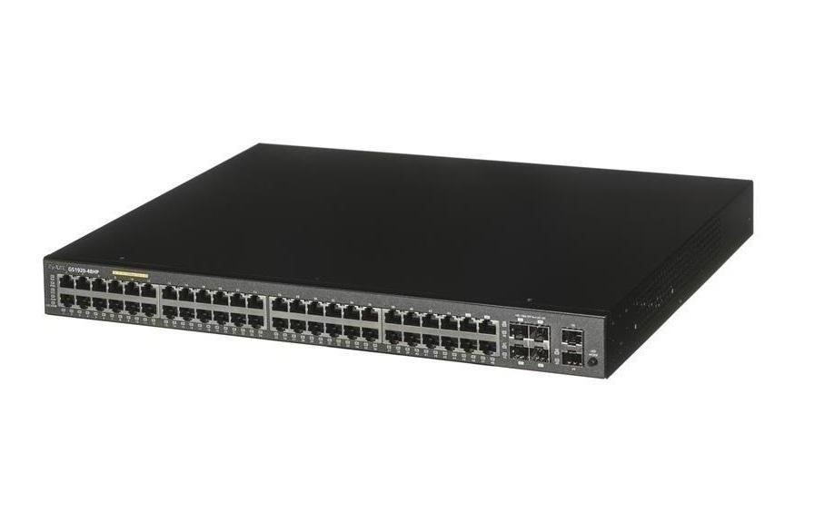 Switch ZYXEL GS1920-48, 44x GbE ports, 4x Combo SFP/RJ-45 ports, managed, for mounting in a cabinet