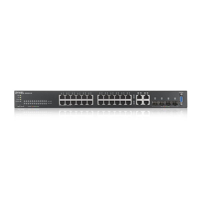 Switch ZyXEL GS-2220-28, 24-port Layer2+, 24x Gigabit + 4x Gigabit combo (RJ45/SFP), managed