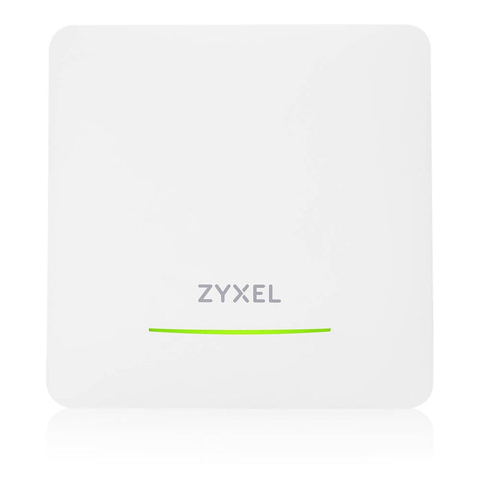 ZyXEL NWA50BEPRO, BE6500, (2.4GHz: 2x2:2, 5GHz or 6GHz: 2x2:2) MU-MIMO, Dual Radio 2.4 and 5 or 6GHz, 1 x 2.5G LAN Ports, PoE+ (802.3at), Standalone/Nebula Cloud Including Power Adapter