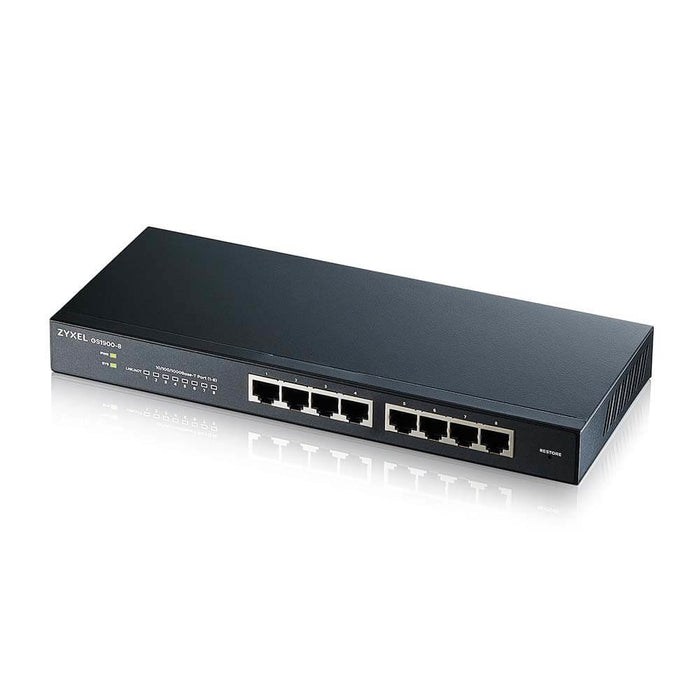 Switch ZYXEL GS1900, 8 port managed, Gigabit