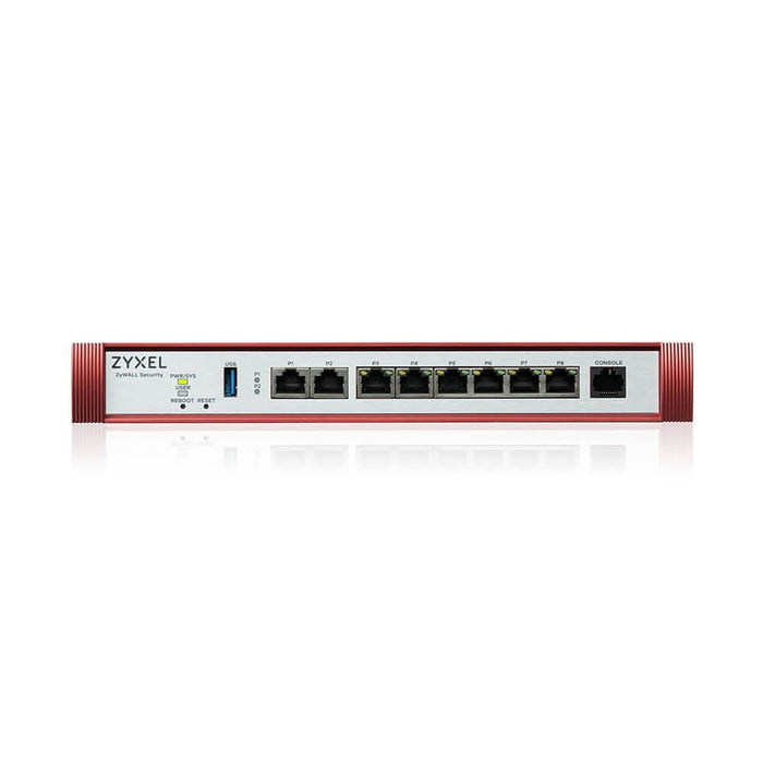 Firewall ZYXEL USG FLEX 200H 2x2.5Gbps 6x1Gbps, 1xUSB, without license