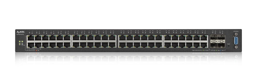 ZYXEL XGS2210-52 48-Port Gigabit Managed L3 Switch 4xSFP Cabinet Mount