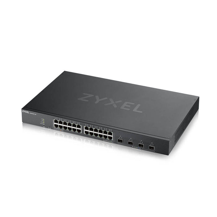 ZyXEL XGS1935-28, 28 Port Lite-L3 Smart Managed Switch, 24x Gigabit Copper and 4x 10G SFP+, hybrid mode, standalone or NebulaFlex Cloud