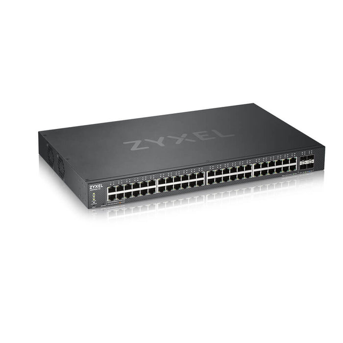 Zyxel XGS1935-28HP, 28 Port Lite-L3 Smart Managed PoE Switch, 24x Gigabit PoE and 4x 10G SFP+, hybrid mode, standalone or NebulaFlex Cloud, 375 Watt PoE