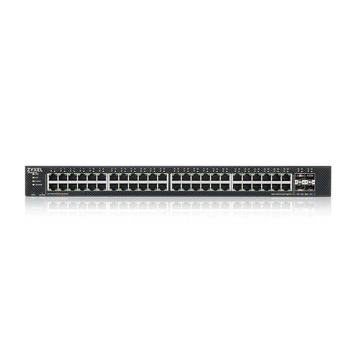 ZyXEL  XGS1935-52, 52 Port Lite-L3 Smart Managed Switch, 48x Gigabit Copper and 4x 10G SFP+, hybrid mode, standalone or NebulaFlex Cloud