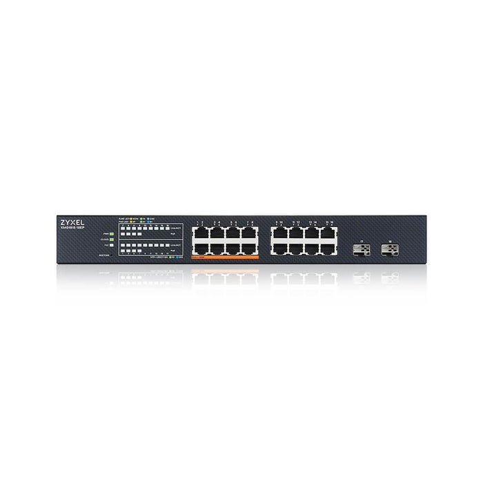 Switch ZyXEL XMG1915-18EP, 16-port, 2x SFP, Gigabit, Managed, , PoE