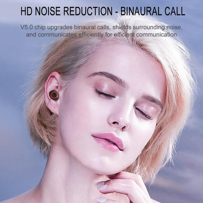 Wireless Headset RQ17 Bluetooth IPX5 Noise Canceling, Powerbank