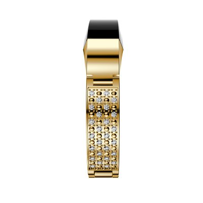 Stainless steel bracelet with stones for Fitbit / Fitbit Alta and Alta HR