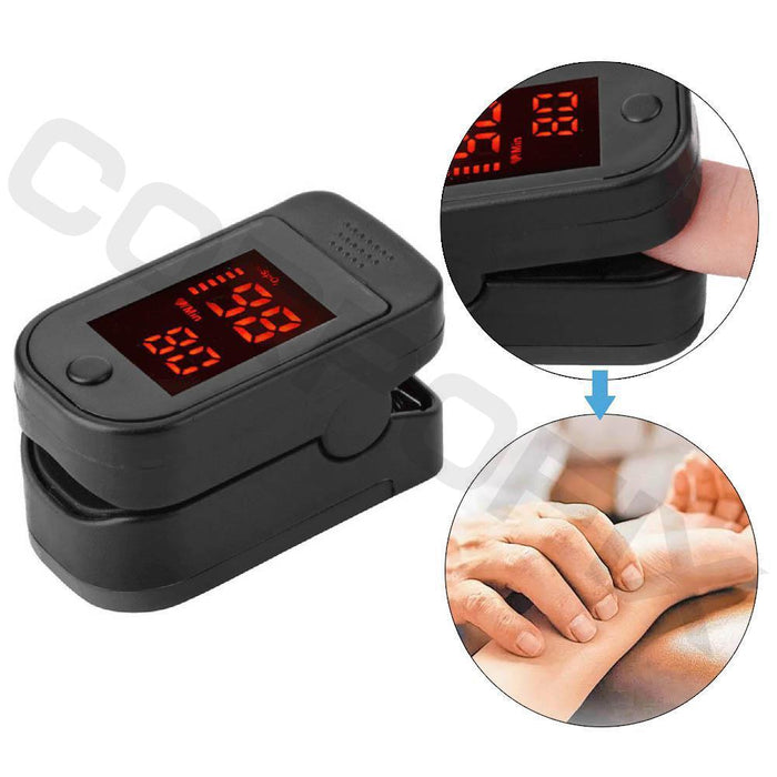 Corpofix oximeter for measuring the oxygen saturation in blood, a finger