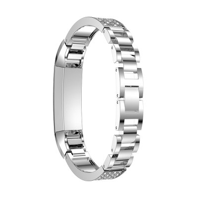 Stainless steel bracelet with stones for Fitbit / Fitbit Alta and Alta HR