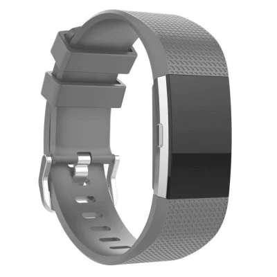 Gray silicone strap Fitbit / Fitbit Charge 2