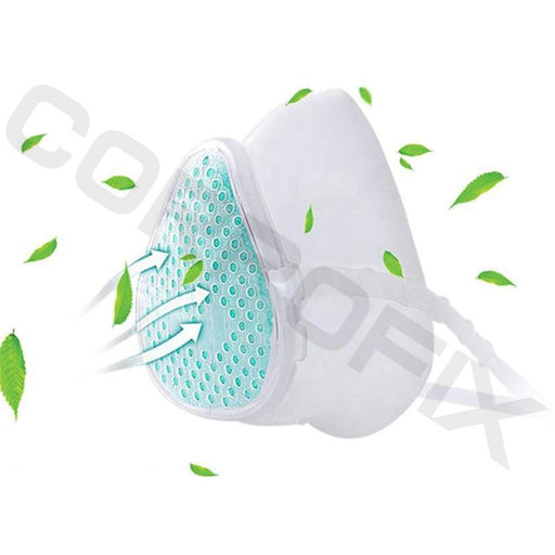 Silicone mask Corpofix CM3 for easy breathing, reusable with replaceable filter 5, KN95