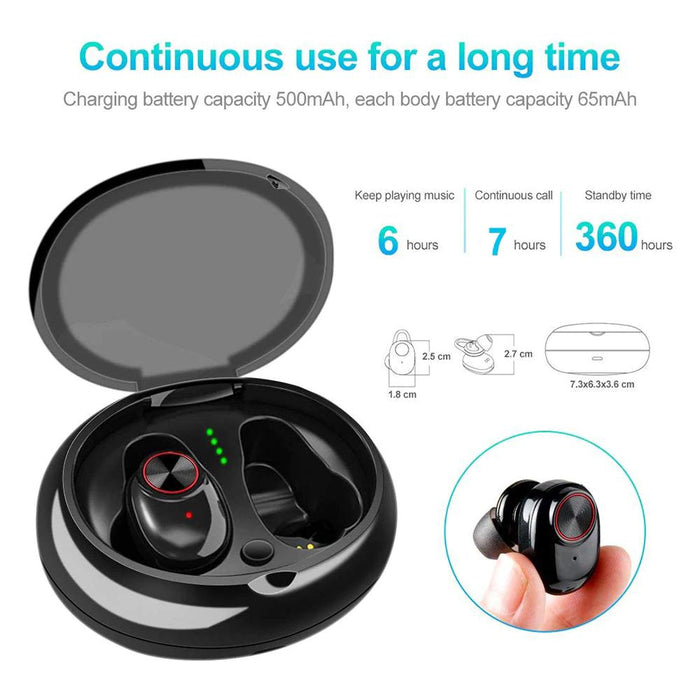 Wireless headphones V5 with Powerbank, Bluetooth 5.0