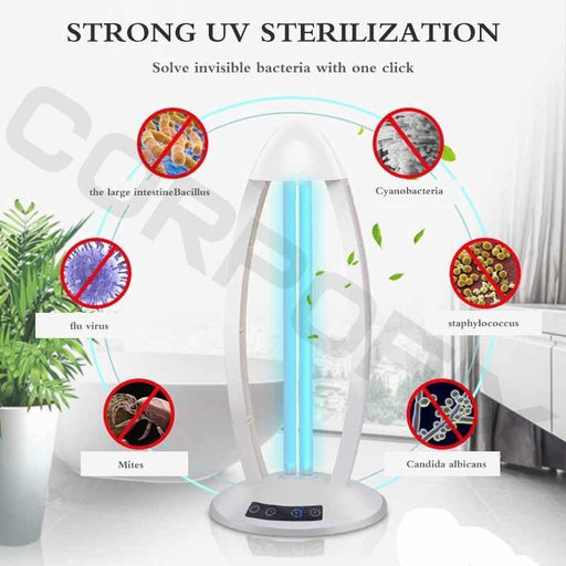 PROMO! Box 5 pieces Masks standard KN95 + UV bactericidal UV lamp Corpofix CV3 by an ozone generator for disinfection against bacteria and viruses, remote control and timer, air purification and sterilization