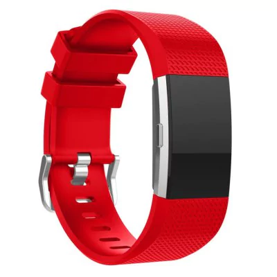 Red silicone strap Fitbit / Fitbit Charge 2