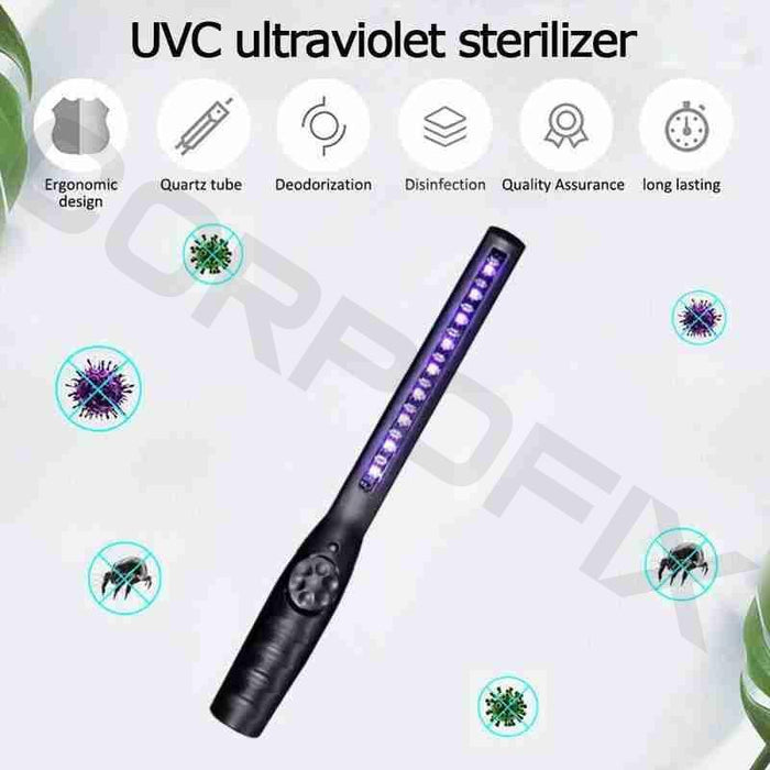 Portable UV germicidal UV lamp Corpofix HV4 for disinfection against bacteria and viruses, rechargeable battery