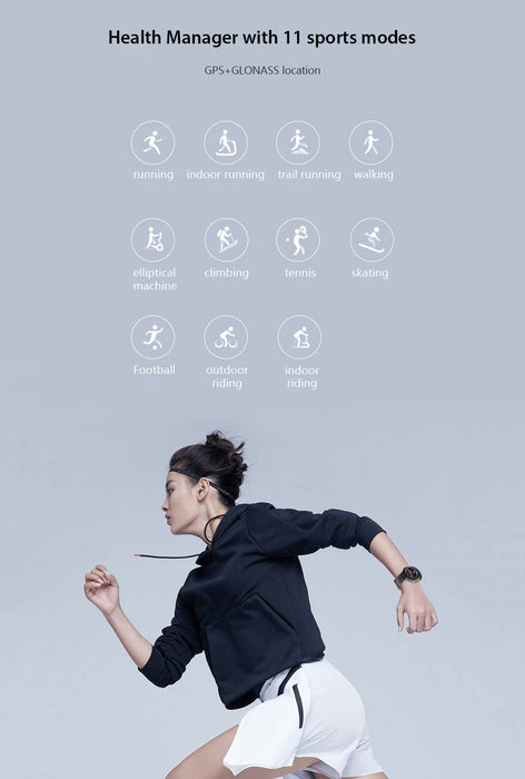 Xiaomi Huami Amazfit Verge Smart Watch, GPS, Bluetooth, Waterproof, 512MB RAM, 4GB ROM, Heart Rate