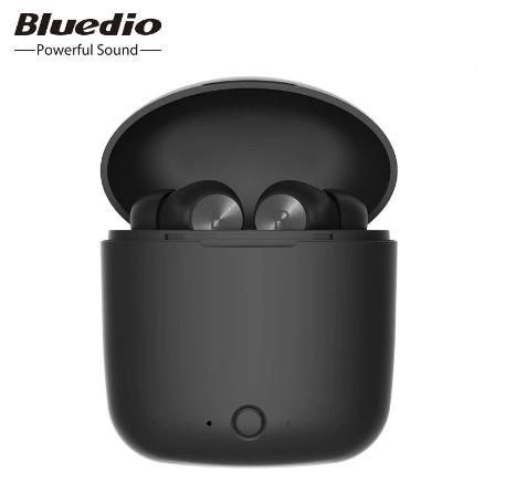 Hi Bluedio Wireless Bluetooth 5.0 headset, Noise Reduction, Facial Recognition, TWS, 3D Stereo, Powerbank Case