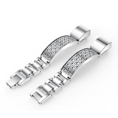 Stainless steel bracelet with stones for Fitbit / Fitbit Alta and Alta HR