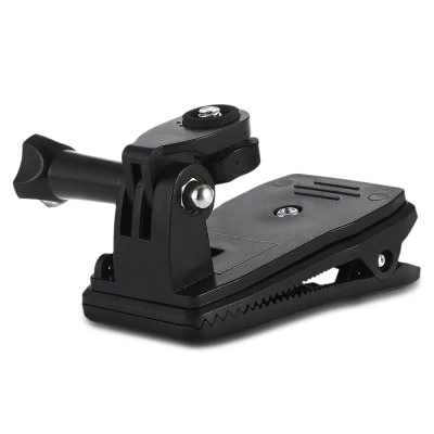 Rotating 360 degrees clip with screw backpack for GoPro Hero / SJCam / GitUp / Xiaomi Yi