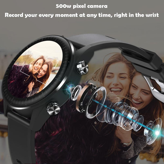 Smartwatch Kingwear Vektros KC05, 4G, Android 7.1, Heart rate, 5MP Camera, 1GB RAM, 610mAh battery, IP67 Waterproof