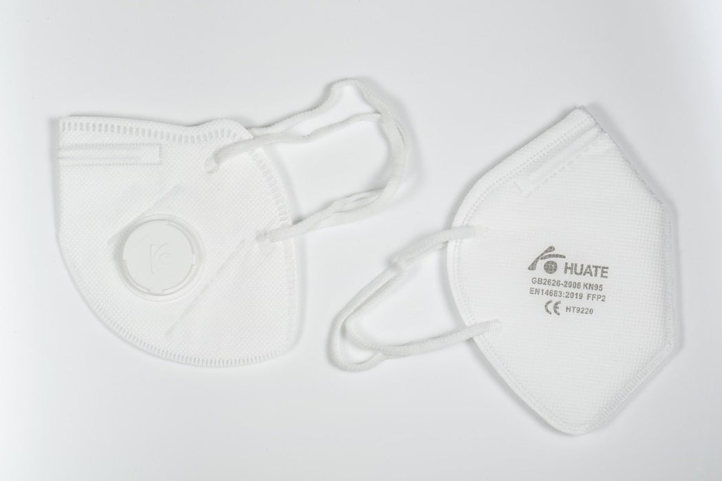 Box 5 pieces standard Mask FFP2, N95, KN95 against polluted air valve, PM2.5, Antibacterial, Antiviral