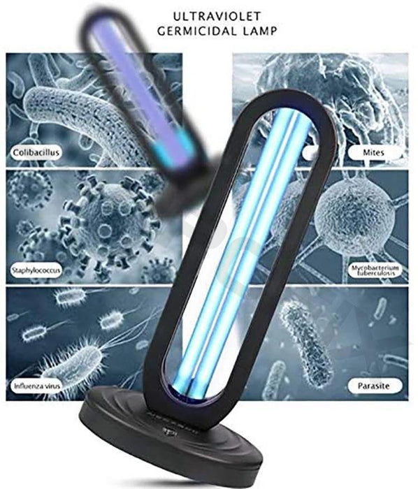 Ultraviolet powerful bactericidal UV lamp Corpofix CV7, Generation of ozone for disinfection, sterilization against viruses and bacteria, remote control and timer