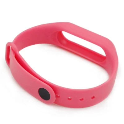 Pink silicone strap Xiaomi Mi Band 2