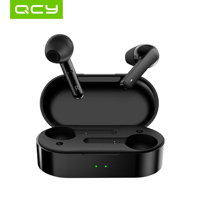QCY T3 TWS wireless headset with touch controls and two microphones Bluetooth V5.0 Stereo 3D