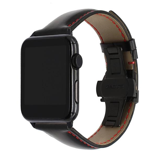 Leather strap from Italian leather for Apple Watch 5/4/3/2/1 42mm