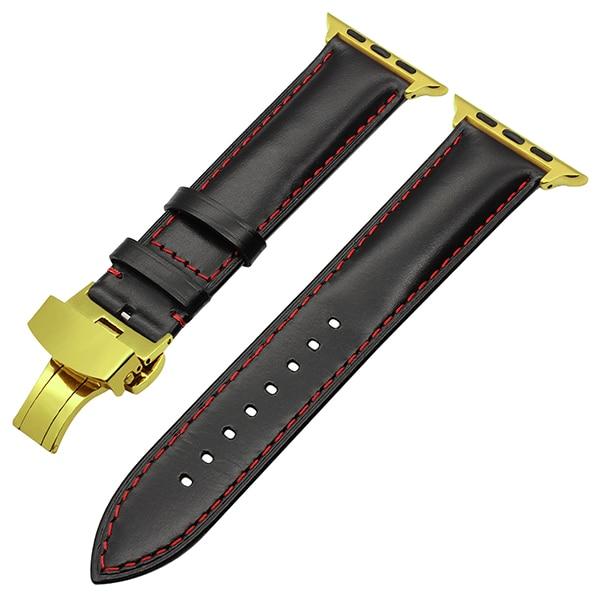 Leather strap from Italian leather for Apple Watch 5/4/3/2/1 38mm