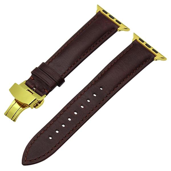 Leather strap from Italian leather for Apple Watch 5/4/3/2/1 44mm