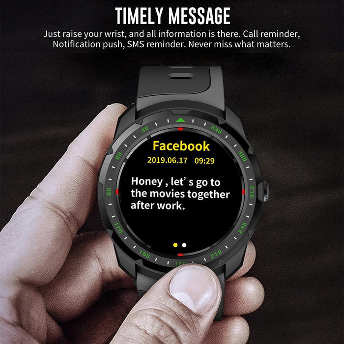 Smart watch KW01. Bluetooth call,  Waterproof IP68, Heart rate, Message Reminder