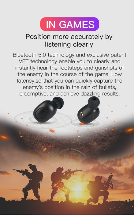 Bluedio T-elf Wireless bluetooth headset TWS stereo microphone with Powerbank