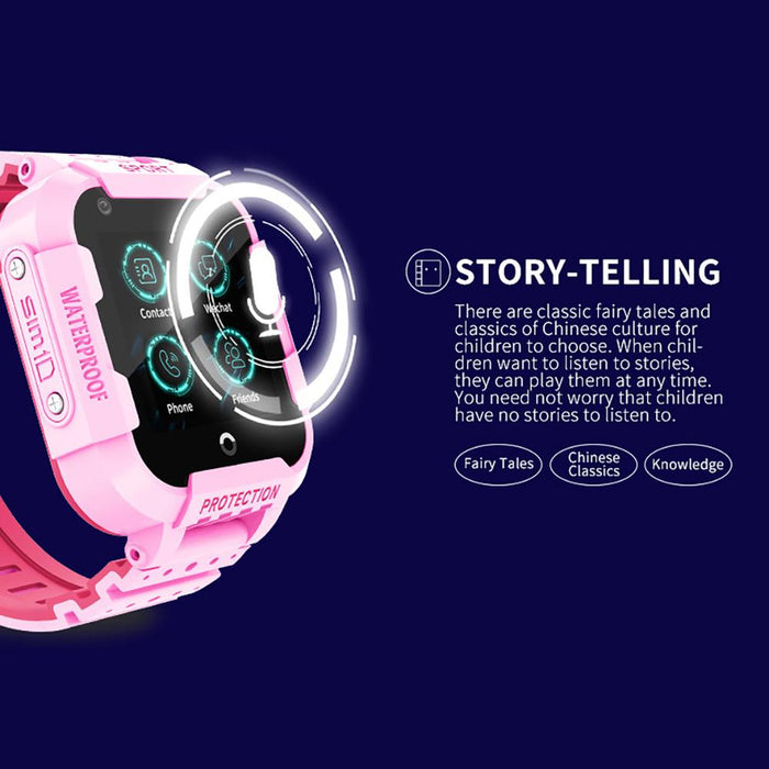 Smart watch for children and students T1 IPX7 Waterproof, 4G, camera, GPS WI-FI, SOS video call control, location
