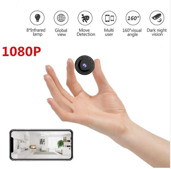 Mini camera 1080P Wifi IP infrared, night vision, motion sensor, SD card