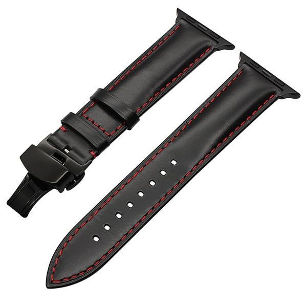 Leather strap from Italian leather for Apple Watch 5/4/3/2/1 40mm
