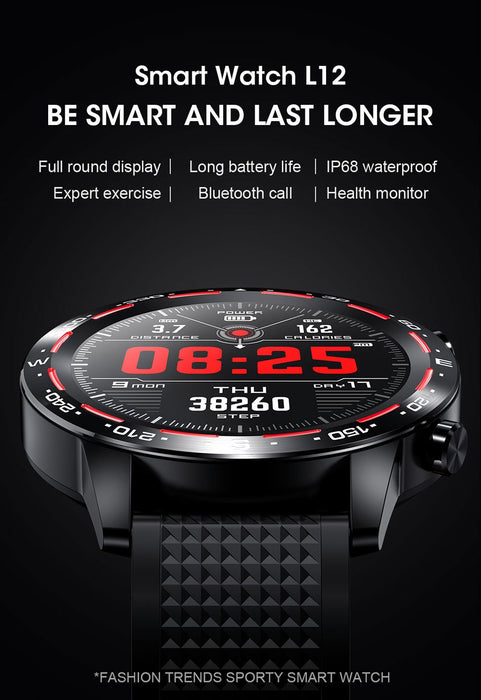 Smart clock Vektros VL12, Blood Pressure, Fitness Tracker, a call through watch, Waterproof