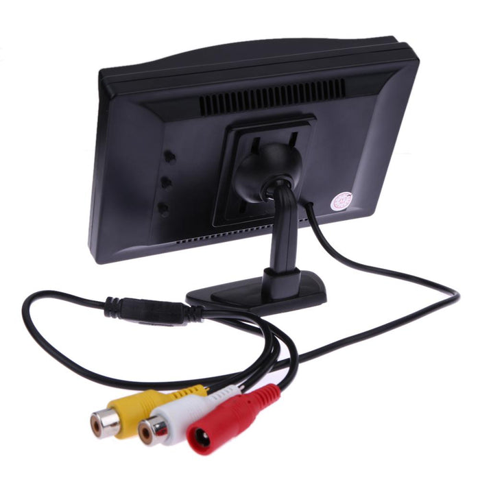 Waterproof reversing camera with a monitor and night vision