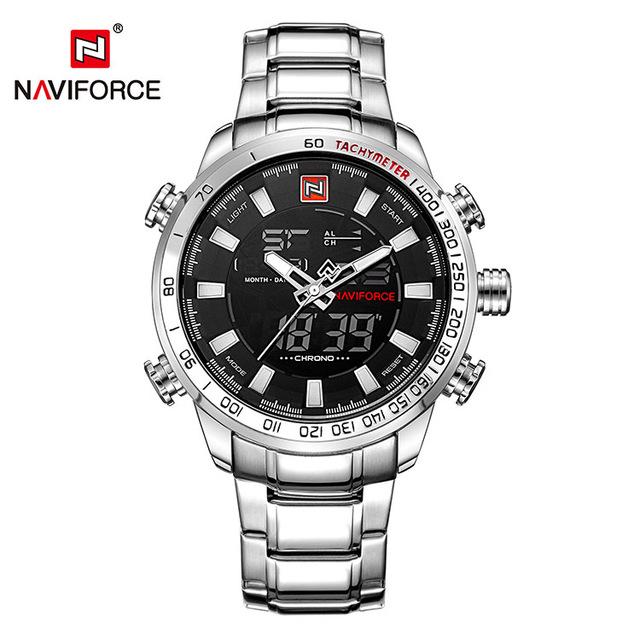 Waterproof male quartz watch NAVIFORCE 9093