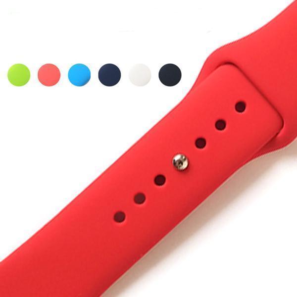 Silicone Strap Watch Apple 3/2/1 Series 42mm