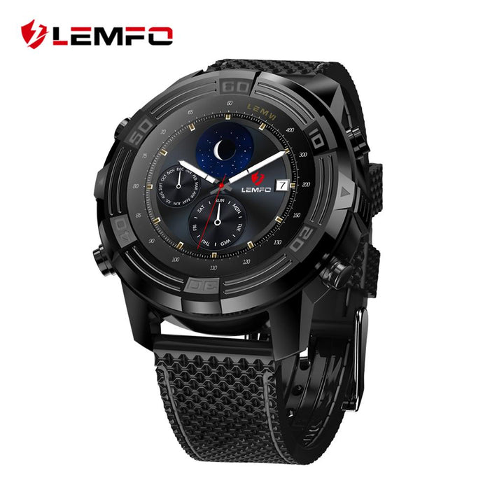 A smart watch with a slot for a SIM card LEMFO LEM6 Android 5.1 GPS 1GB + 16GB